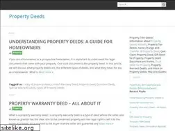 Sites similar to propertydeeds.org