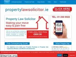 Sites similar to propertylawsolicitor.ie