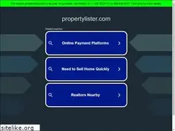 Sites similar to propertylister.com