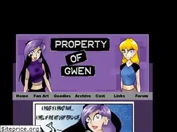 Sites similar to propertyofgwen.comicgenesis.com