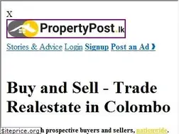 Sites similar to propertypost.lk