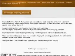 Sites similar to prophetic-ministry.com