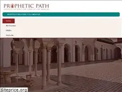 Sites similar to prophetic-path.com