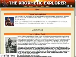 Sites similar to propheticexplorer.com