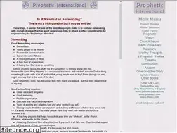 Sites similar to propheticinternational.com