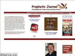 Sites similar to propheticjournal.net