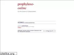 Sites similar to prophylaxe-online.de