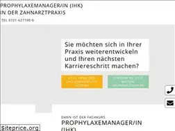 Sites similar to prophylaxemanagerin.de