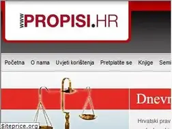 Sites similar to propisi.hr
