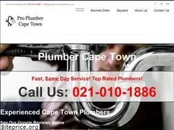 Sites similar to proplumbercapetown.co.za