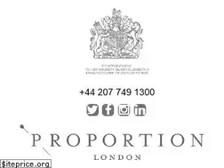 Sites similar to proportionlondon.com