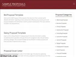 Sites similar to proposal-samples.com