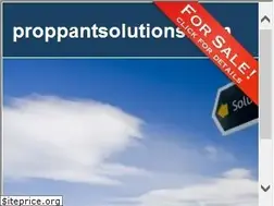 Sites similar to proppantsolutions.com