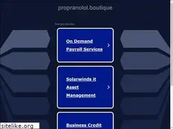Sites similar to propranolol.boutique