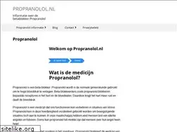 Sites similar to propranolol.nl
