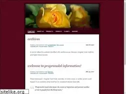Sites similar to propranolol.today