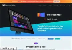 Sites similar to propresenter.com
