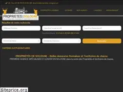 Sites similar to proprietes-sologne.com