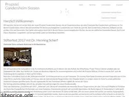 Sites similar to propstei-gandersheim-seesen.de