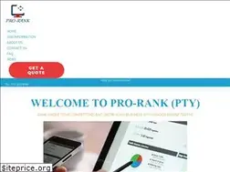 Sites similar to prorank.co.za