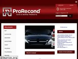 Sites similar to prorecond.se