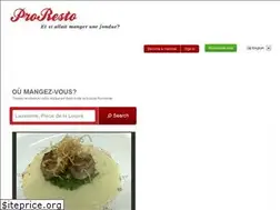 Sites similar to proresto.ch