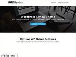 Sites similar to proreviewtheme.com