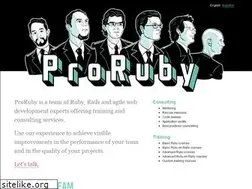 Sites similar to prorubyteam.com