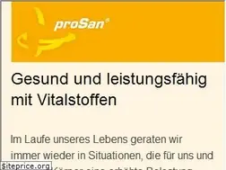Sites similar to prosan.de