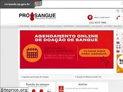 Sites similar to prosangue.sp.gov.br