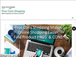 Sites similar to prosconsshopping.com