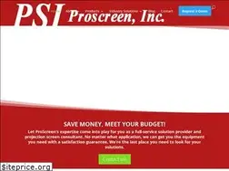 Sites similar to proscreeninc.com