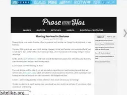 Sites similar to prosebeforehos.com
