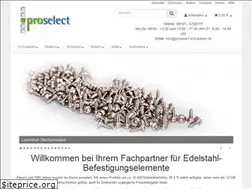 Sites similar to proselect-schrauben.de