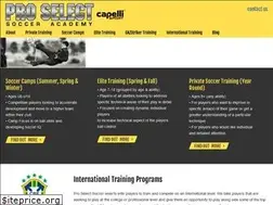 Sites similar to proselectsoccer.com