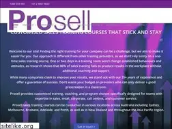 Sites similar to prosell.com.au