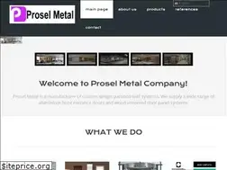 Sites similar to proselmetal.com