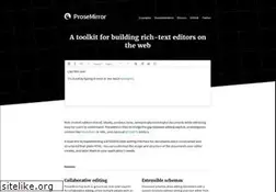 Sites similar to prosemirror.net
