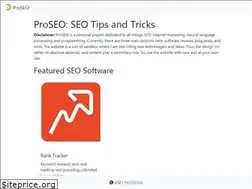 Sites similar to proseo.biz