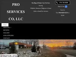Sites similar to proservicesco.com