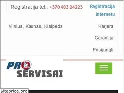 Sites similar to proservisai.lt