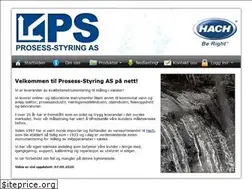 Sites similar to prosess-styring.no