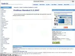 Sites similar to proshow-standard-3-2-2047-indir.indir21.com