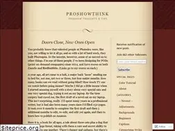 Sites similar to proshowthink.wordpress.com