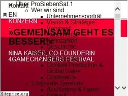Sites similar to prosiebensat1digital.de