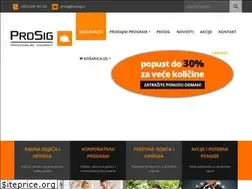 Sites similar to prosig.hr