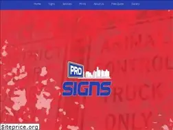 Sites similar to prosignshouston.com