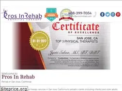 Sites similar to prosinrehab.com