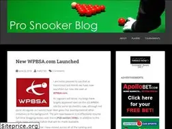 Sites similar to prosnookerblog.com
