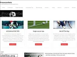 Sites similar to prosoccerbets.com